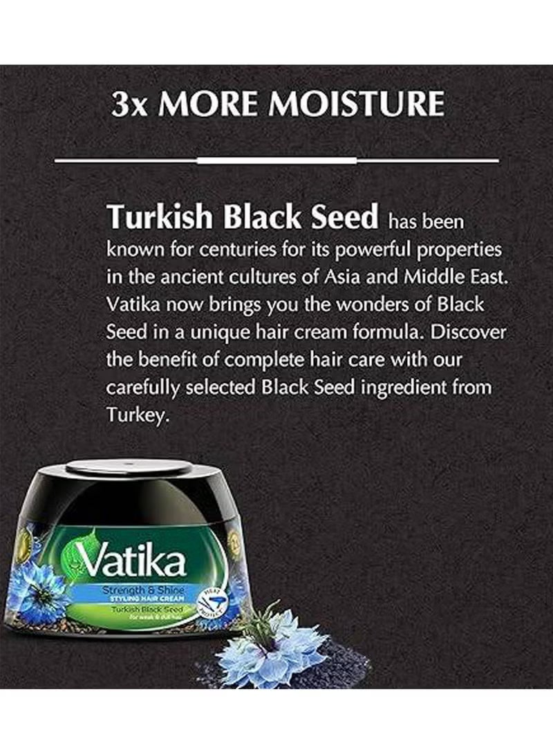 فاتيكا كريم تصفيف الشعر فاتيكا ناتشورالز قوة ولمعان بالحبة السوداء، 190 مل - Image 2