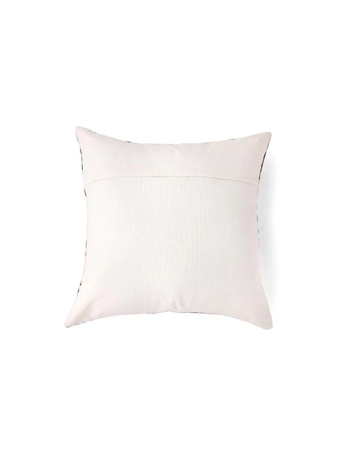 Sanskrutihomes Velvet Multi Geo Cushion Cover, Medium