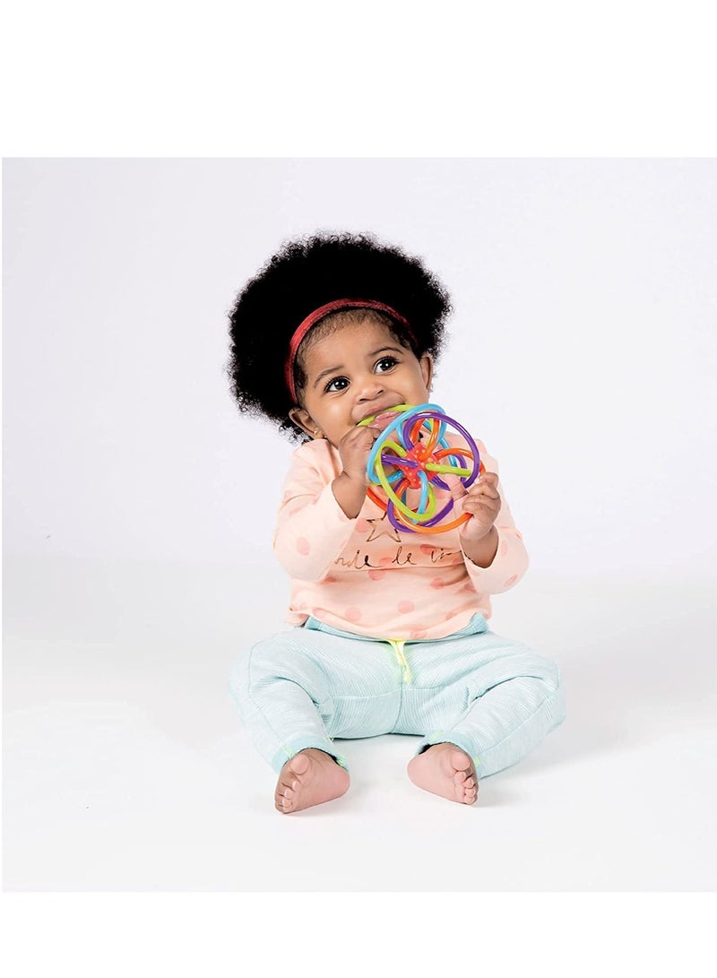 Manhattan Toy Winkel Rattle & Sensory Teether Toy Teething Toys for Babies Color Burst Rattle and Teether Grasping Activity Toy Multicolor Rattle & Sensory Teether for Baby and Toddler