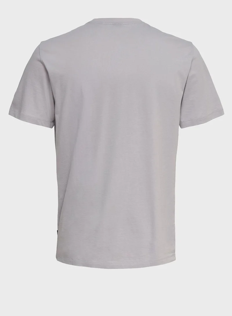 Only & Sons Grapefruits Crew Neck T-Shirt