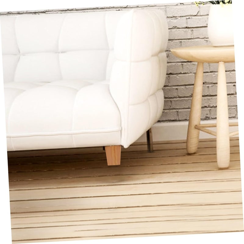 Globally spread simple design POPETPOP 4pcs Replacement Couch Legs Wooden Furniture Feet Sofa Leg Extender Risers for Modern Furniture General compatible design Air & land transit compatible User friendly optimized build Field test upgraded craftsmanship Flexible usage build All-item matching trendy build Closed & open space compatible Workday cycle fulfillment Trendy natural tone options Scratch resistant Home & professional compatible Processed natural substance Compact design Rack friendly Practical experience crafted Varied dimensions Intra-city fast distribution Popular trusted craftsmanship Diverse operating method fit Heat resistant KSA local stock Dense area priority deliver Globally popular universal design Anti topple design - Image 4