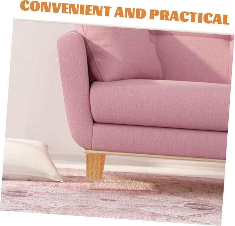 Globally spread simple design POPETPOP 4pcs Replacement Couch Legs Wooden Furniture Feet Sofa Leg Extender Risers for Modern Furniture General compatible design Air & land transit compatible User friendly optimized build Field test upgraded craftsmanship Flexible usage build All-item matching trendy build Closed & open space compatible Workday cycle fulfillment Trendy natural tone options Scratch resistant Home & professional compatible Processed natural substance Compact design Rack friendly Practical experience crafted Varied dimensions Intra-city fast distribution Popular trusted craftsmanship Diverse operating method fit Heat resistant KSA local stock Dense area priority deliver Globally popular universal design Anti topple design - Image 5
