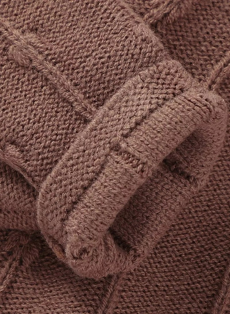 Baby Raglan Sleeve Button Front Cardigan - Image 4
