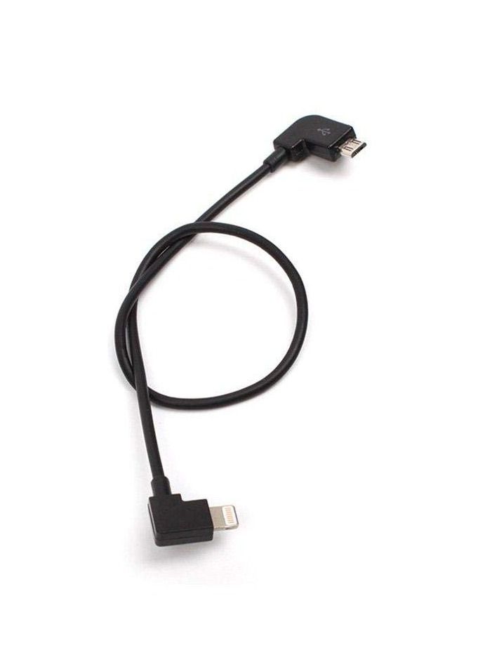 Remote Controller Data Cable Line IOS Cable to Micro USB Adapter Cord 30cm compatible with DJI SPARK & Mavic Pro/PLATINUM/AIR - Image 1