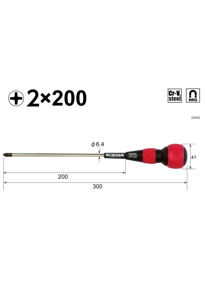 No220 Ball Grip Screwdriver Jis 2 X200 300Mm Long - pzsku/ZC6924F29B81858D14E75Z/45/_/1720067089/9f72a479-2bb2-4a30-8576-e399bfb4deee