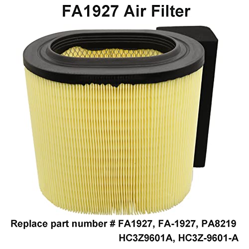 KAKO FA-1927 Air Filter Compatible with Motorcraft Fa1927 air filter Replacement for Ford 2017-2019 F250 F350 Air Filter with 6.7L V8 Powerstroke Diesel Engine, Replace HC3Z-9601-A FA1927 PA8219 - Image 3