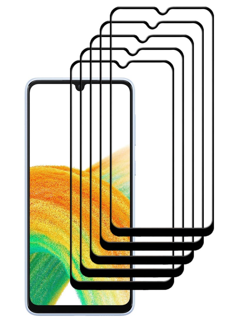 ACLIX 5 Pieces Antistatic ESD Dustproof Premium Quality High Definition Tempered Glass Screen Protector Designed For Samsung Galaxy A335G - Image 1