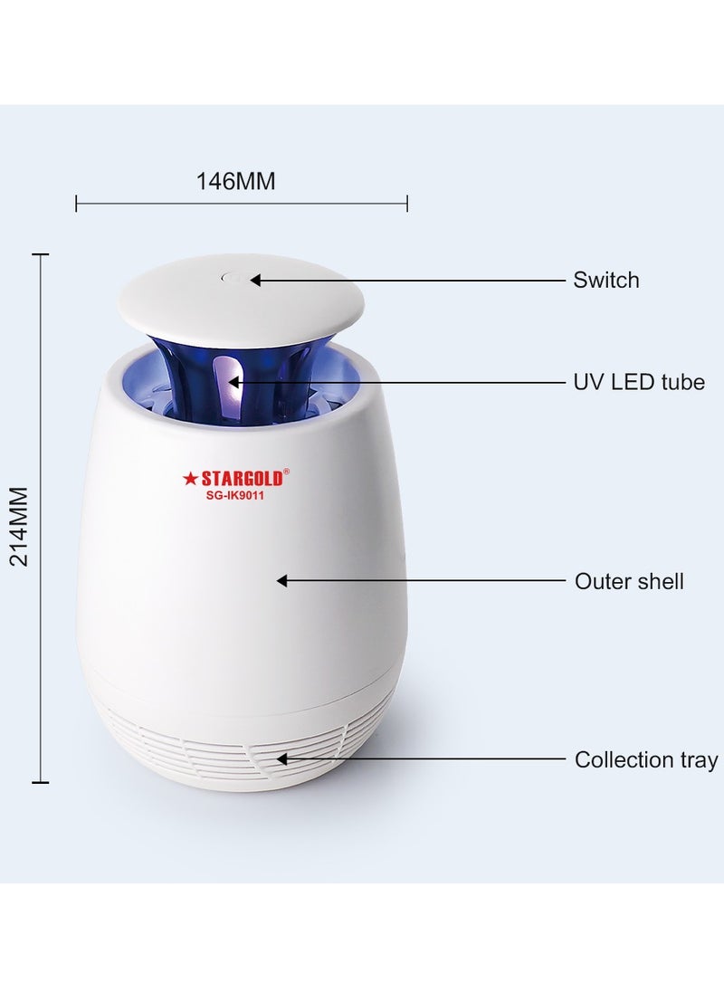 Stargold Insects Killer UV Light Mosquito Killer 5W For Restaurant, Office, Kitchen, Bedroom-White  - Image 5