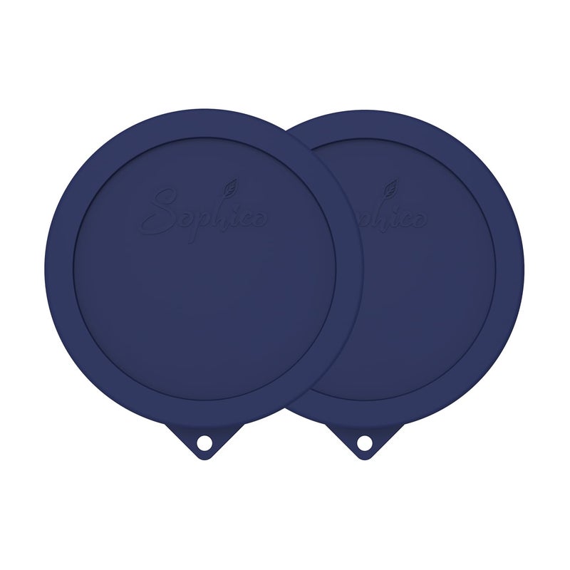 SOPHICO Silicone Replacement Lids for Pyrex Sculpted Glass Mixing Bowlsï¼ˆLids For 7402-s 1.3Qtï¼‰ - Image 1
