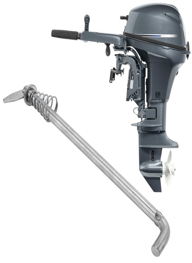 Fydun Boat Motor Tohatsu Tilt Rod Pin Lock Stainless Steel Tilt Rod Assy Outboard Marine Tilting Rod with Spring 350‑62121‑2 Replacement for Tohatsu Outboard Boat Motor - Image 5