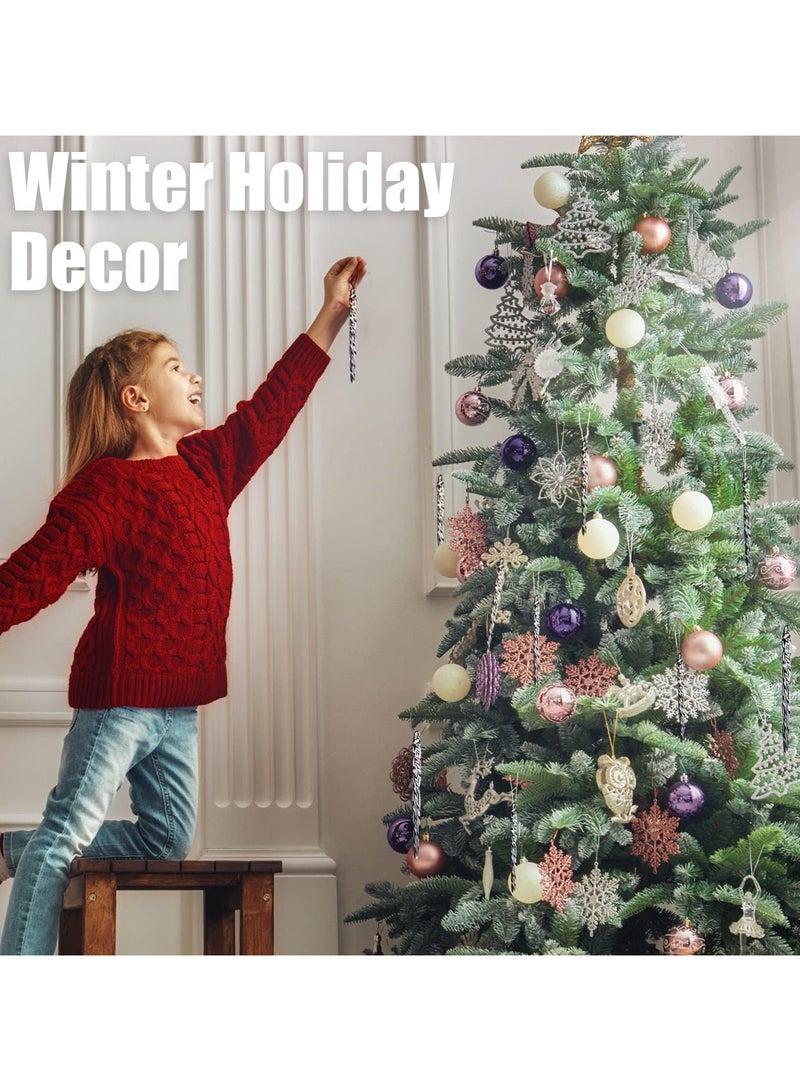 AUTOYSUR Acrylic Icicle Ornaments – Clear, Set of 36 - Image 5