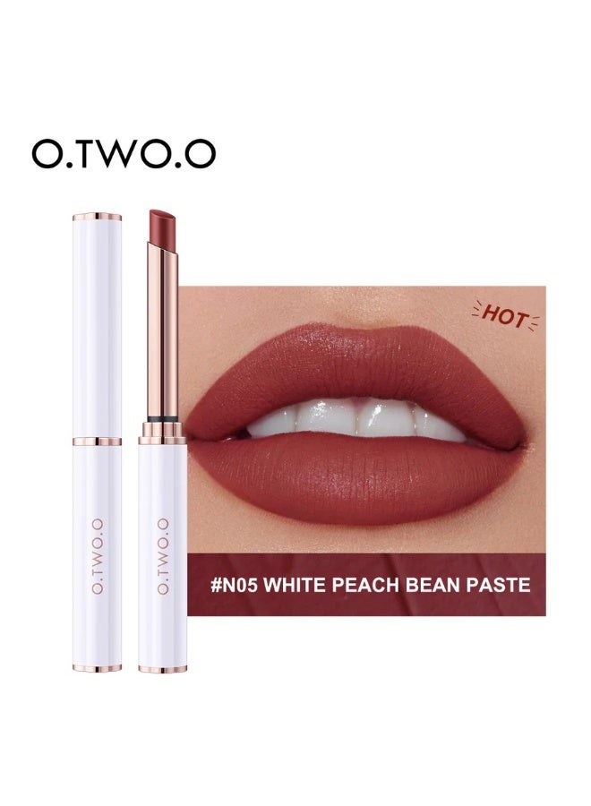O.TWO.O  Long Lasting Velvet Matte lipstick thin tube Lipstick High Saturation Lipstick - Image 1