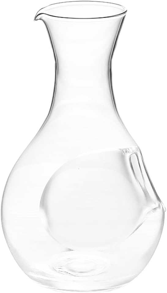 Cabilock Wine Decanter  360ml Wine Carafe Decanter Wine Dispenser GlassHand Blown Wine Aerating Decanter Wine Pour Carafe Chilled Server Glass Whiskey Dispenser for BarsPartiesDinners - Image 1