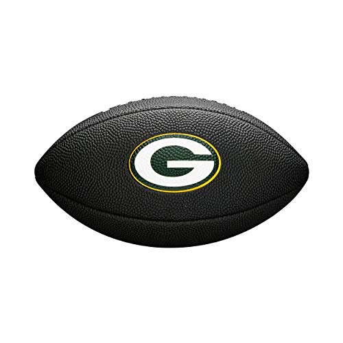 WILSON Sporting Goods NFL Green Bay Packers Team Logo Football Black Mini Size - Image 3