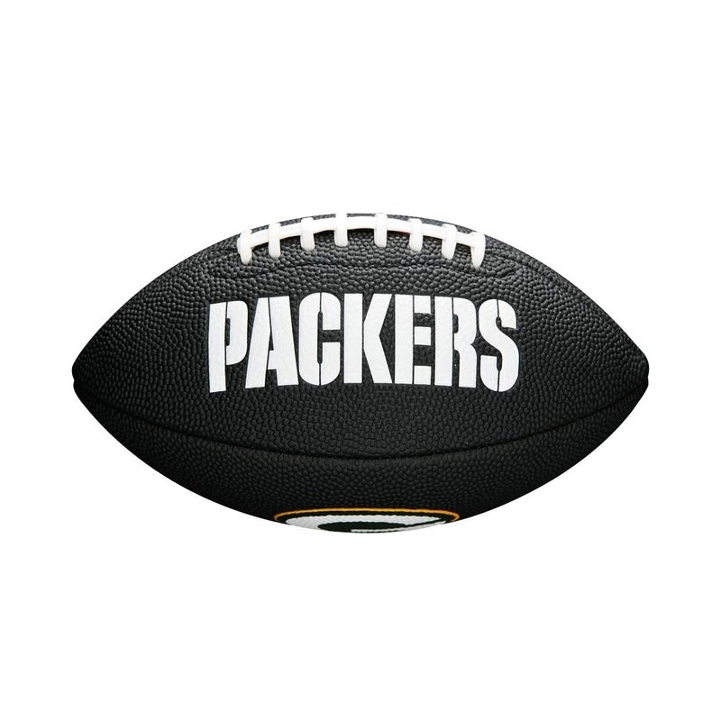 WILSON Sporting Goods NFL Green Bay Packers Team Logo Football Black Mini Size - Image 2
