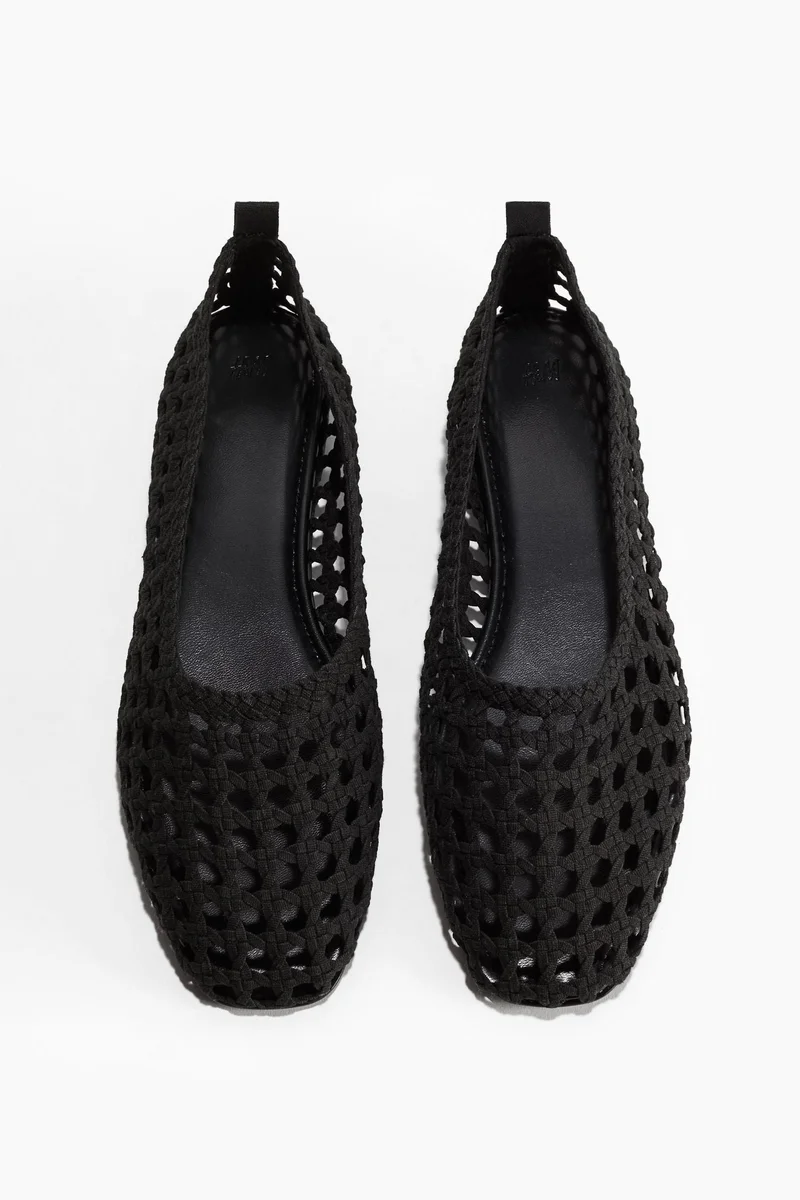 H&M Braided ballet pumps
