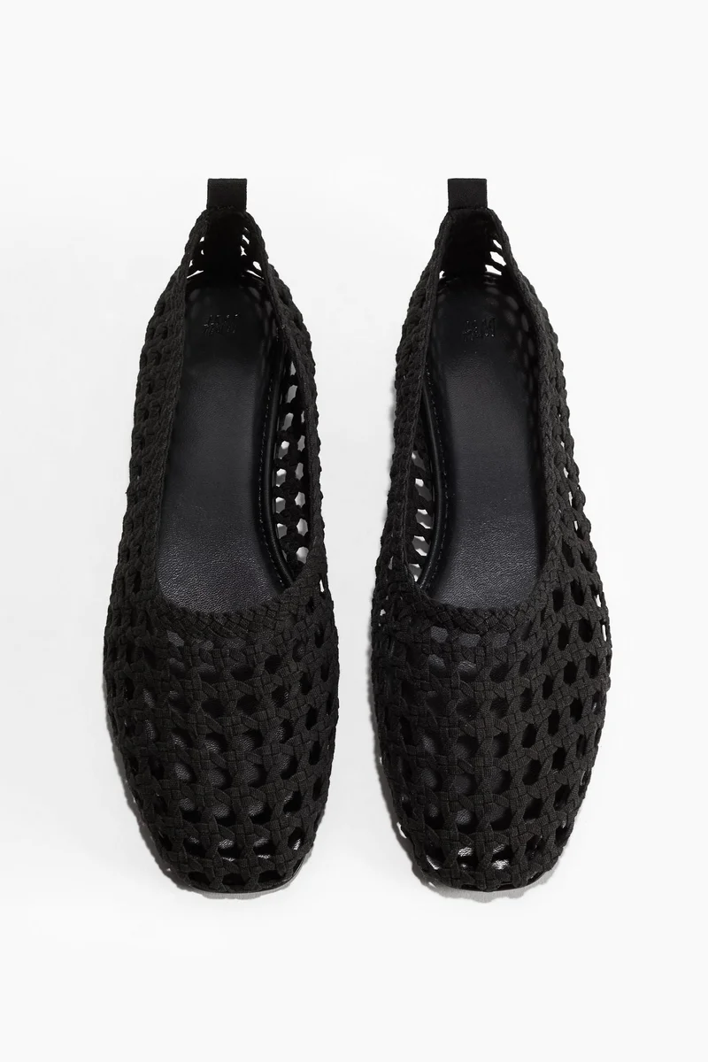 H&M Braided ballet pumps
