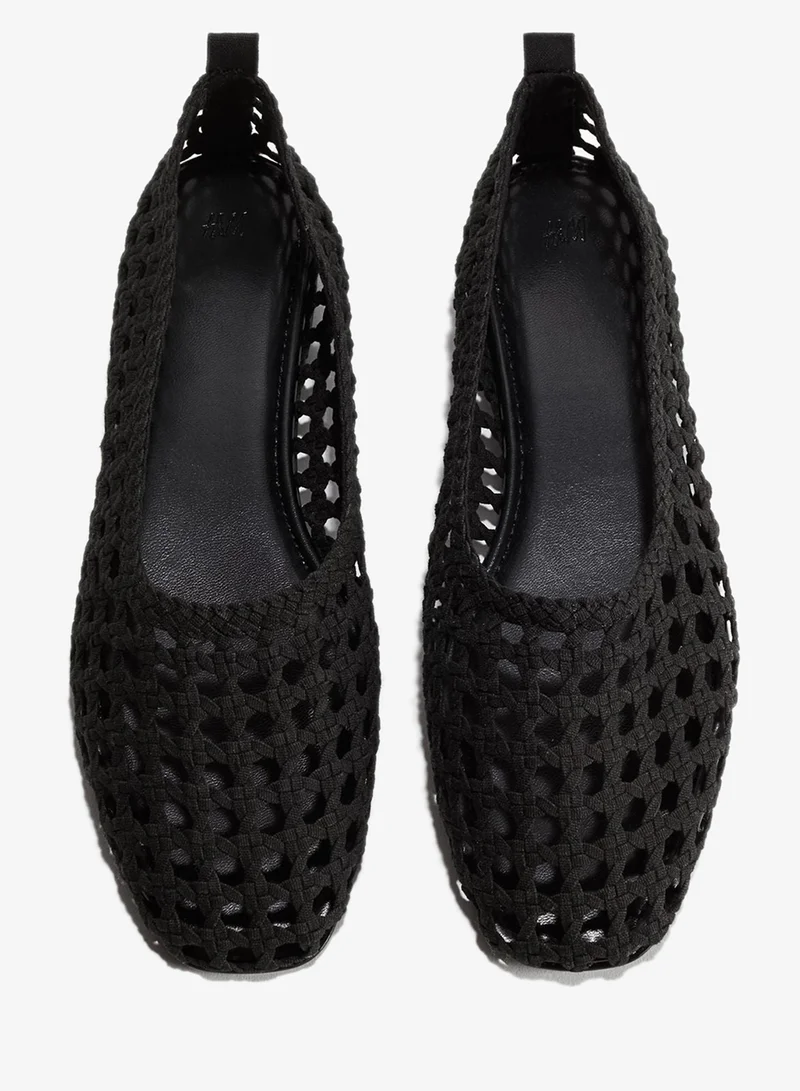 H&M Braided ballet pumps