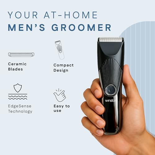 Winston Rechargeable Waterproof Body and Ball Trimmer for Men - Nut Groomer 2.0, Suitable for Beard Trimmer, Private Part Shaving, Pubic Hair with No-Cut Ceramic Blade – 120 Min cordless use - Image 3