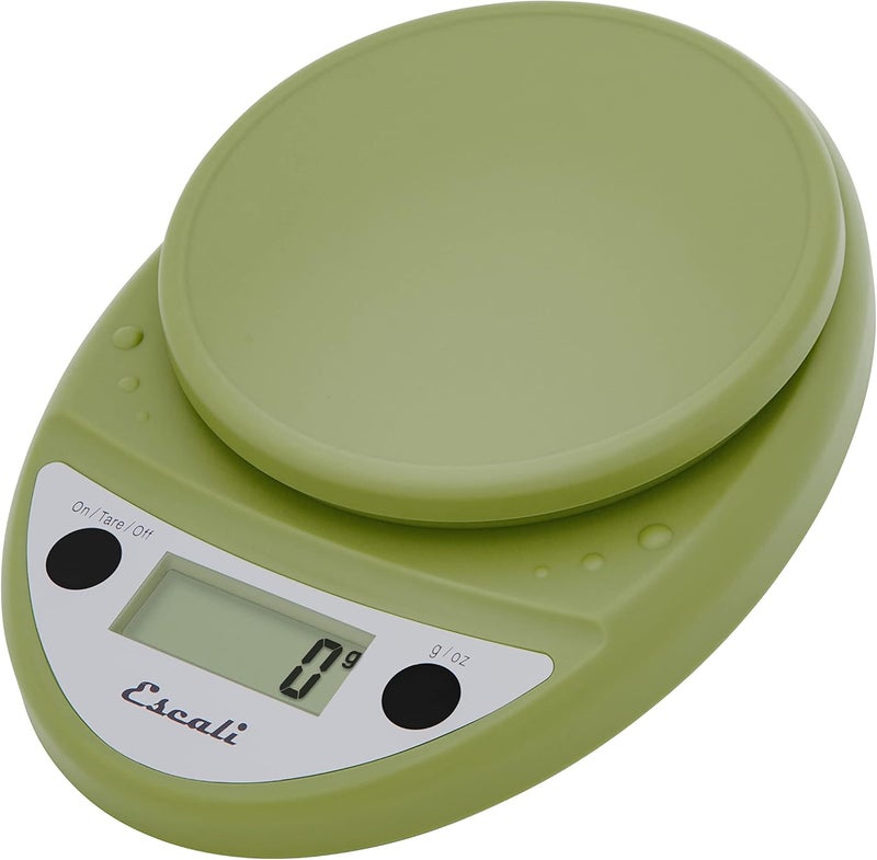 Escali Primo Digital Food Scale in Tarragon Green - Multi-Functional Kitchen Scale for Precise Weight Measuring and Portion Control - Image 1