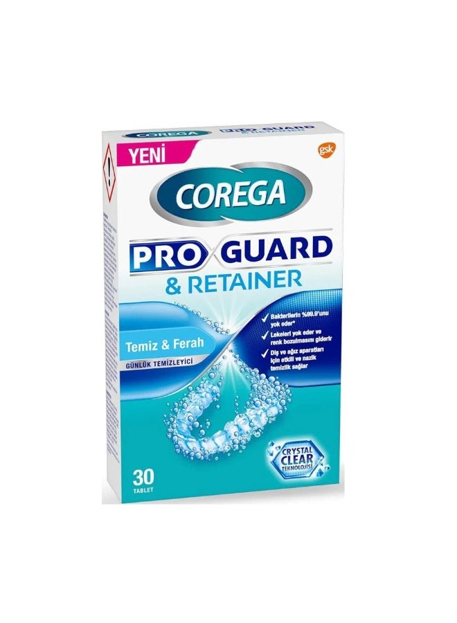 COREGA Pro-Guard and Retainer Cleaning Tablets - 30 Tablets - Image 2