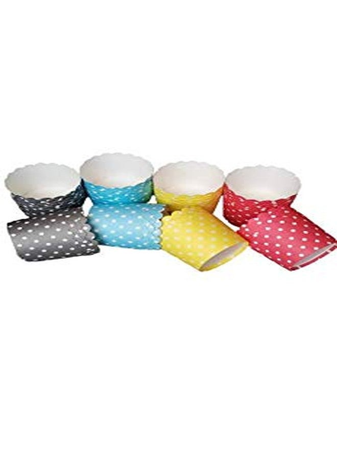 Bakerelation Medium Paper Cup 100 Piece Paper Cake Baking Cup Cupcake Muffin Cases, Set of 100 Pieces(Mix Colors) - Image 4