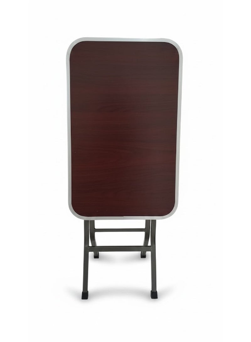 A 40cm x 60cm tall iron frame table that is foldable, designed for various uses, and can be stored. - Image 1