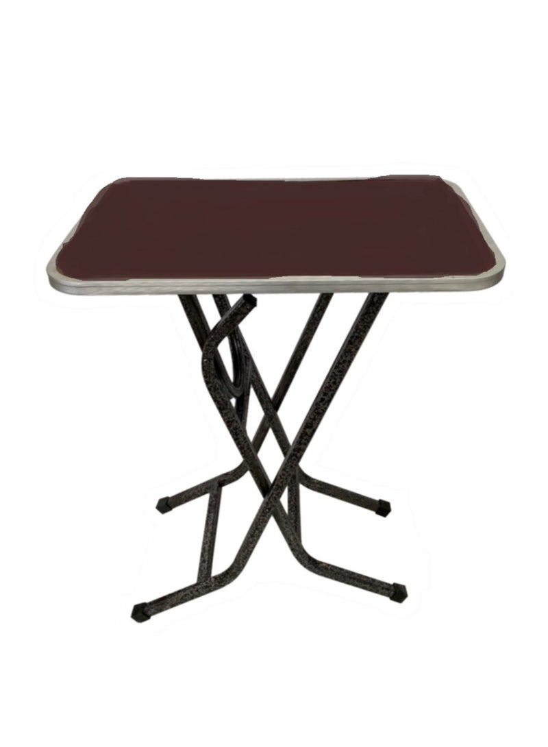 A 40cm x 60cm tall iron frame table that is foldable, designed for various uses, and can be stored. - Image 2