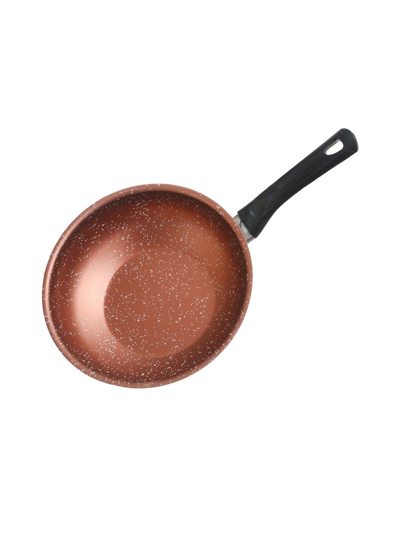LAZORD Granite Deep Frying Pan 24 Cm Copper  - Image 3