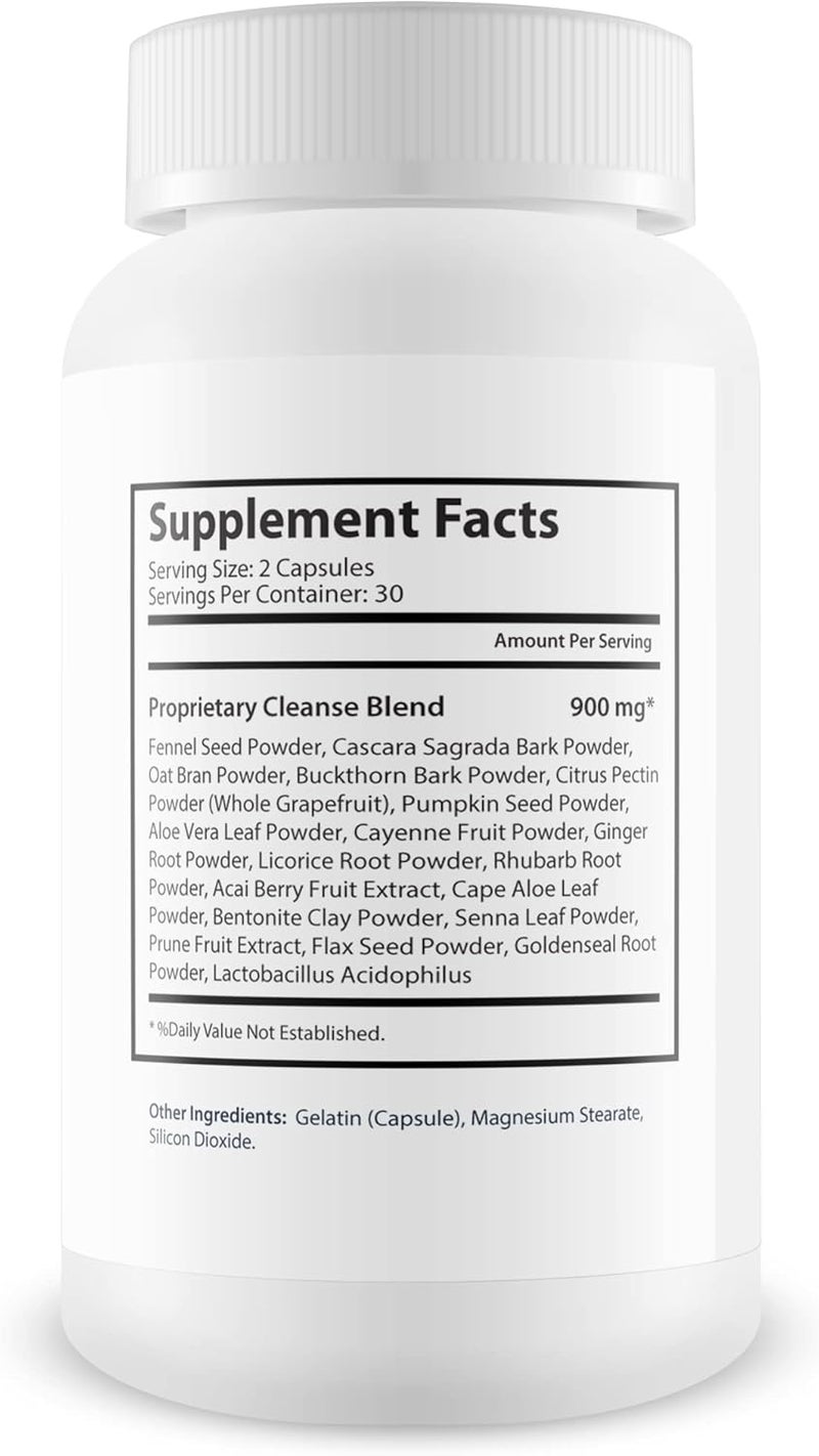 Pro Daily Gut Detox Cleanse Immune Detox  Detox Cleanse with Probiotics  Promote Reduced Bloating for Healthy Appearance  Naturally Aid Digestion  Gut Health  Acai Berry Cleanse Immune Support - Image 2