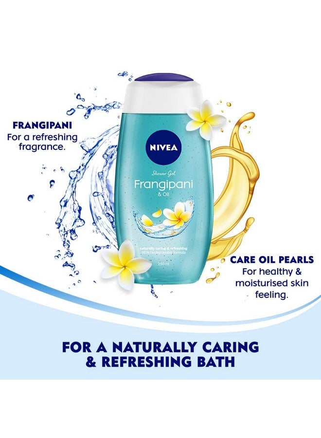 NIVEA Frangipani and oil 500ml Body Wash| Shower Gel with Frangipani and Care Oil | Pure Glycerin for Instant Soft & Summer Fresh Skin|Microplastic Free |Clean, Healthy & Moisturized Skin - Image 3