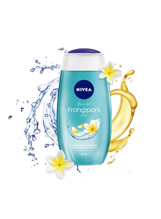 NIVEA Frangipani and oil 500ml Body Wash| Shower Gel with Frangipani and Care Oil | Pure Glycerin for Instant Soft & Summer Fresh Skin|Microplastic Free |Clean, Healthy & Moisturized Skin - Image 1