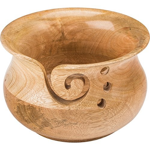Susan Bates 14500 Bates Wood Yarn Bowl - Image 2