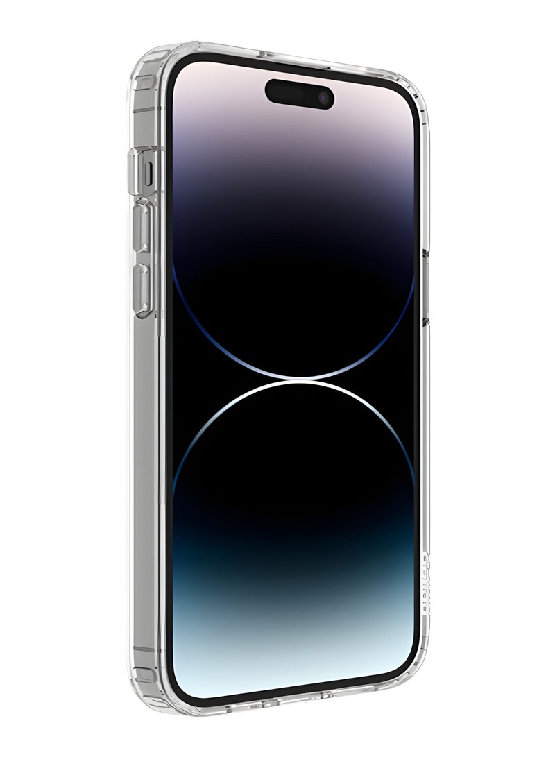 جراب لموبايل ايفون 15 Plus ماج سيف شفاف يدعم الشحن اللاسلكي المغناطيسي، حماية ضد الصدمات، مقاوم للخدش لموبايل ايفون 15 بلس - شفاف - Image 4