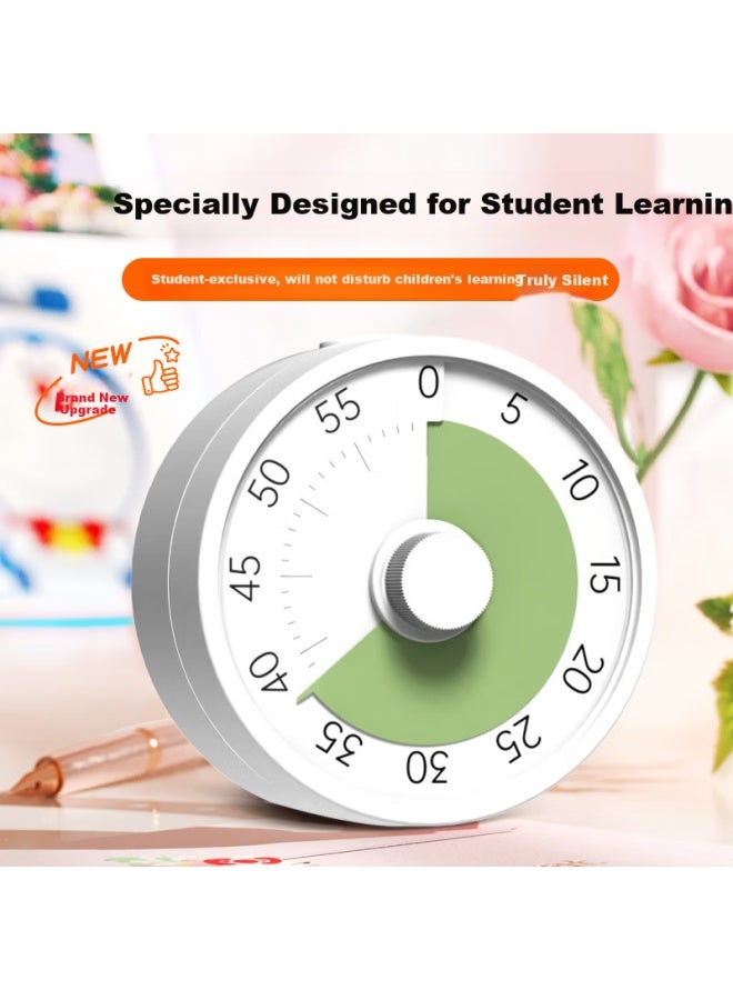 Timess Visual Timer New Children'S Student Learning Wake-Up Self-Discipline Artifact Countdown Reminder Alarm Clock Kitchen Cooking Baking Time Manager Timer - Image 1