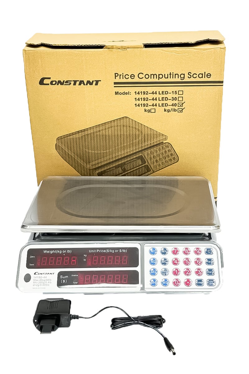 CONSTANT Digital electronic precision scale, from 2 grams to 40 kilograms