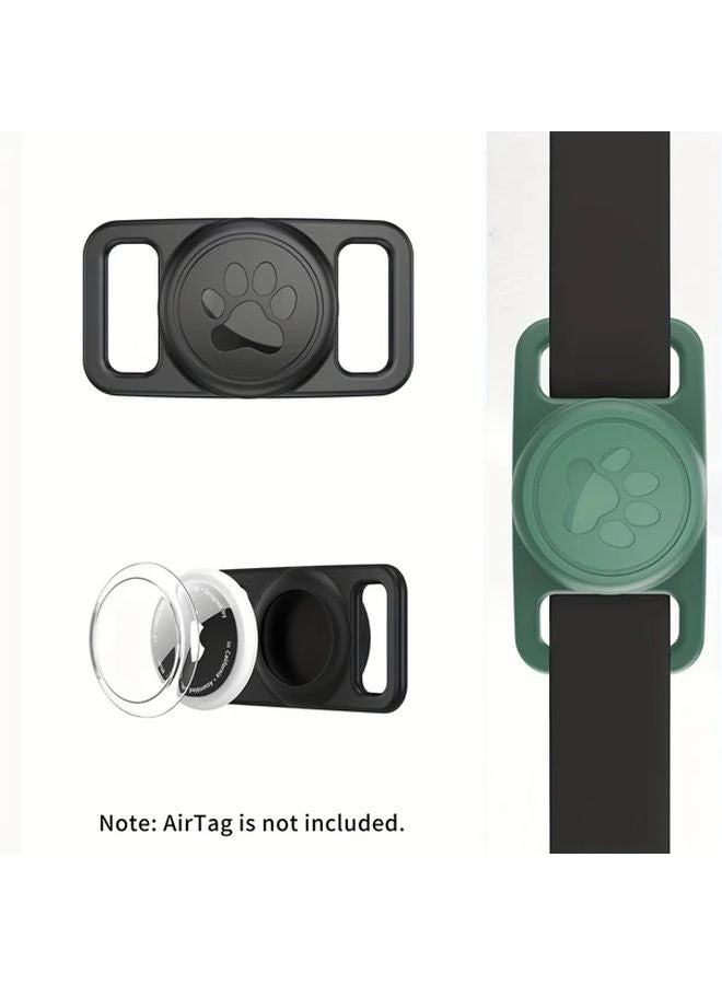 Matcha Green Cat Paw Silicone Case Cover for Apple AirTag GPS Tracker Pet Accessories - Image 4