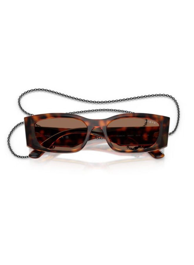 Vogue Women Full Rim Square Sunglasses 0VO5655SU 53 - Image 3