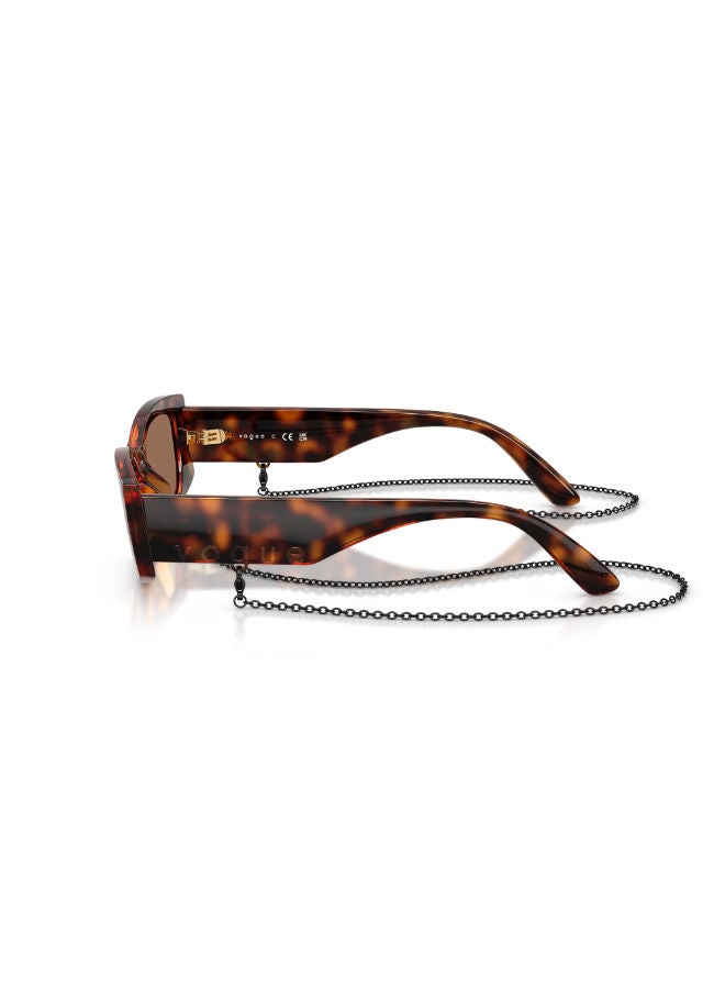 Vogue Women Full Rim Square Sunglasses 0VO5655SU 53 - Image 5