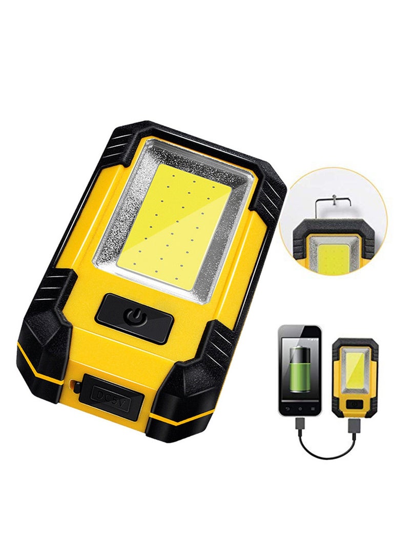 Super bright LED camping light outdoor camping light USB charging with magnet inspection light COB work light - Image 5