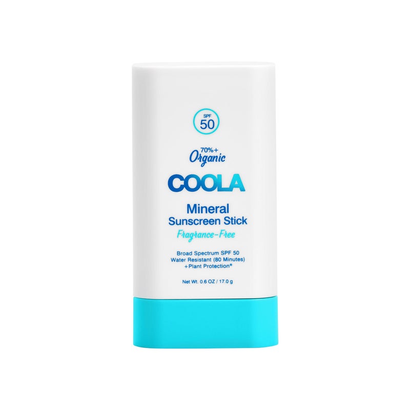 COOLA Organic Mineral Sunscreen SPF 50 Sunblock Stick, Dermatologist Tested Skin Care For Daily Protection, Vegan And Gluten Free, 0.6 Oz - Image 1