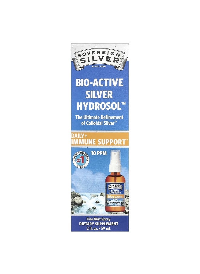 Sovereign Silver Sovereign Silver, Bio-Active Silver Hydrosol™, Fine Mist Spray, 10 PPM, 2 fl oz (59 ml)  - Image 1