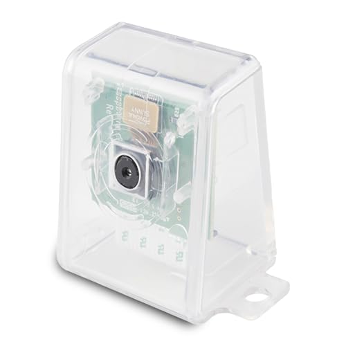 Sb Components Latest Raspberry Pi Camera Case for V2 8 Megapixel - Clear Transparent Assemble in 30 secs - Image 1
