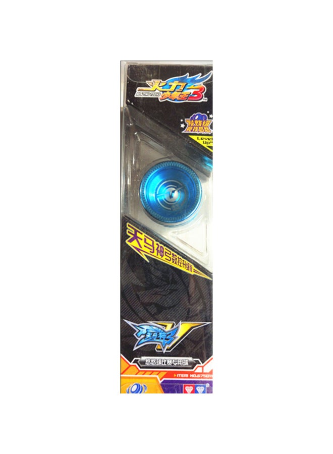 Oddy Double Diamond Fire Less King Yo-Yo Ball Blazing Holy Ring Advanced Magic Black Sword Ice Flame Holy Ring Toy-Color:Tianma Magic V Blue - Image 1