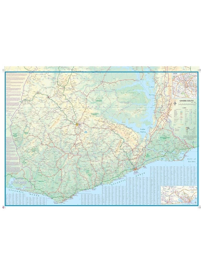 Topographische Karte Ghana 1 : 570.000  - Image 4