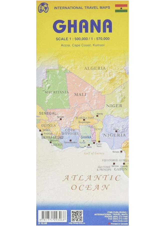 Topographische Karte Ghana 1 : 570.000  - Image 1