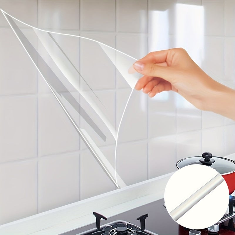 Stove Top Protector 17.72x39.37 In Oil Proof High Temperature Resistant Clear Plastic Cover - Image 1