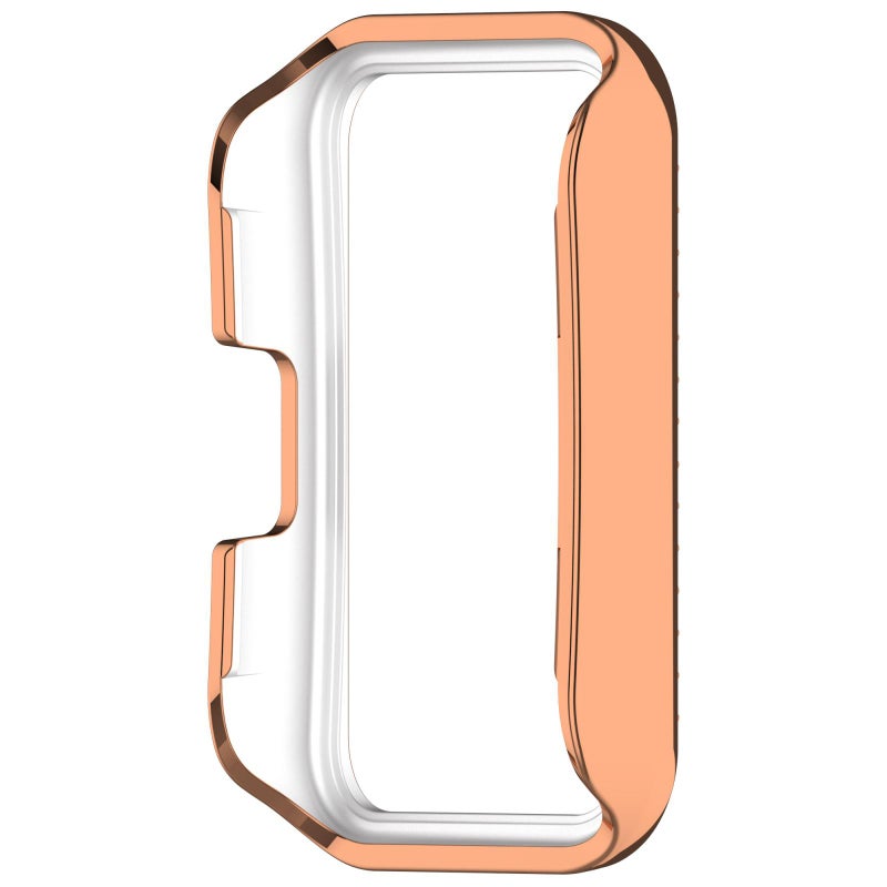 erorex For Huawei Band 10 / 9 / 8 Single Row Diamond Half Coverage Pc Hollow Watch Protective Case(Rose Gold) - Image 5