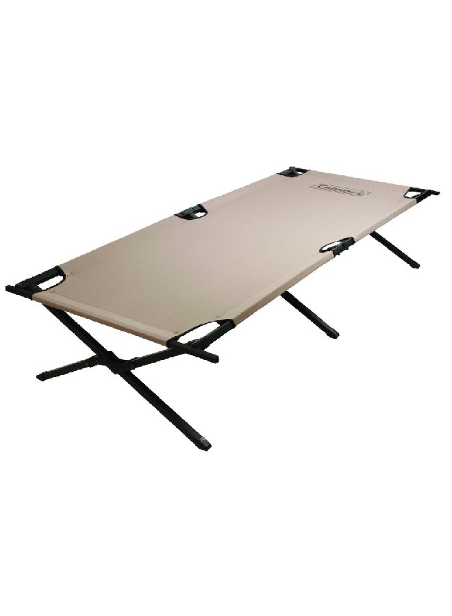 كولمان تريل هيد سرير تخييم قابل للطي بيج أسود 17 × 35 × 75 بوصة 2000035688 - Image 1