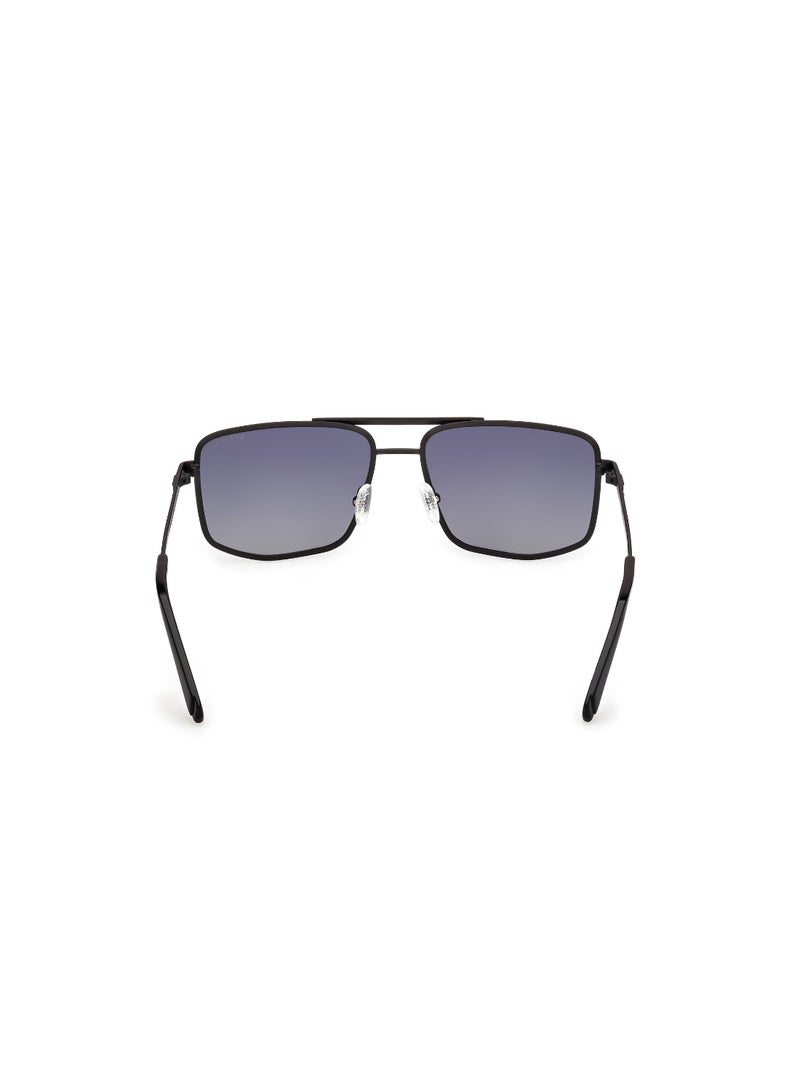 GUESS FULL RIM MALE NAVIGATOR BLACK METAL SUNGLASSES - Image 4